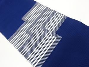 絽綴れ幾何学模様織出し名古屋帯